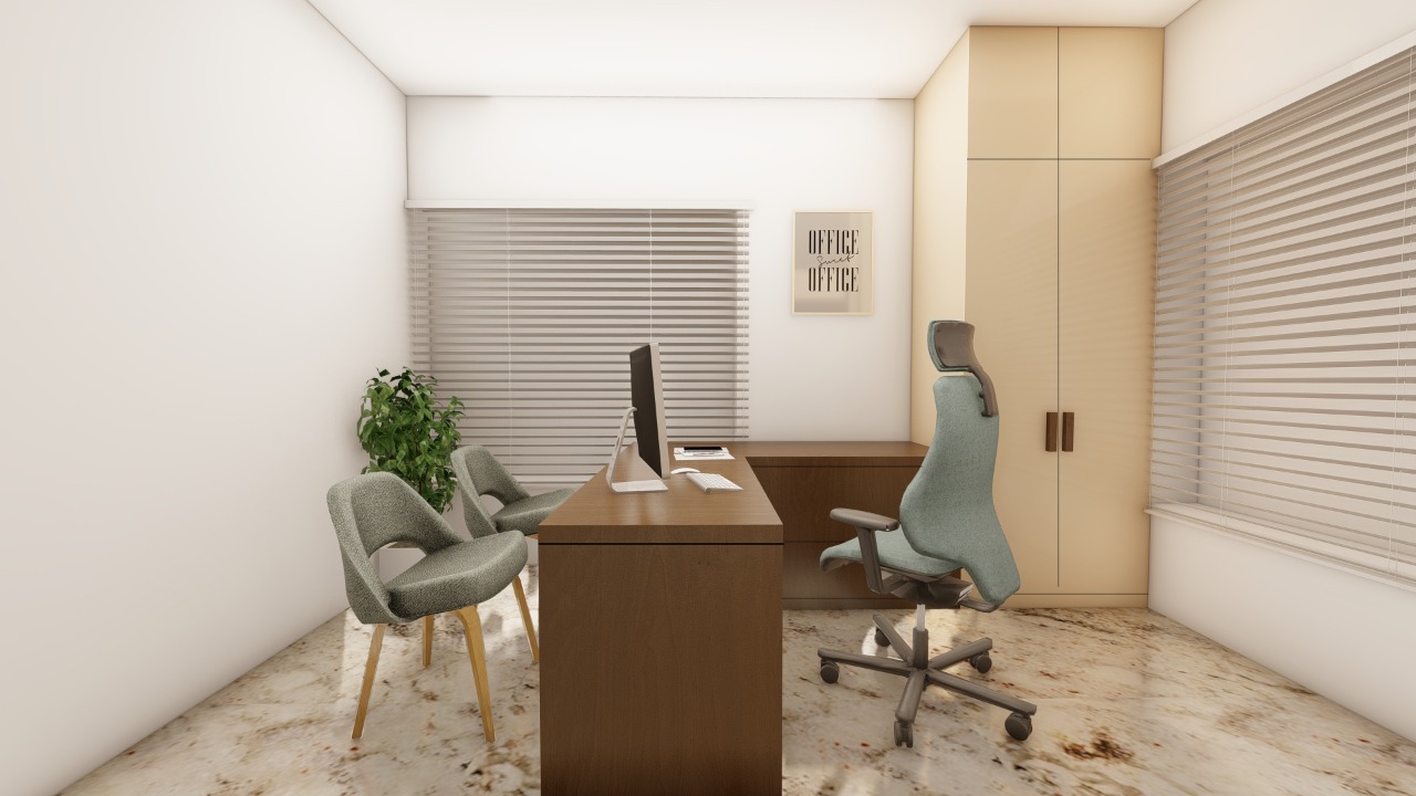 Comfortable Home Office Interior Design